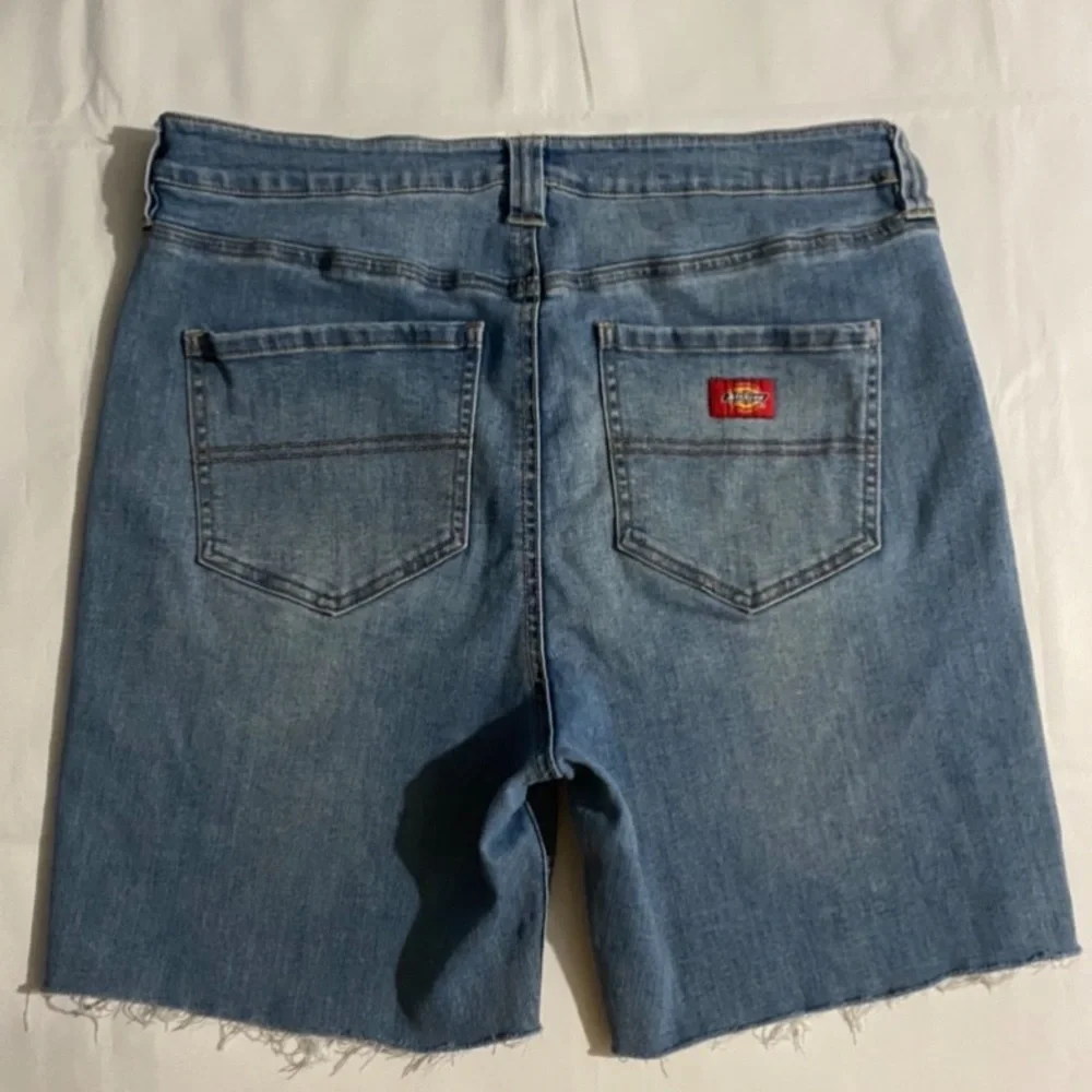 Dickies High Rise Cut-Off Jean Shorts